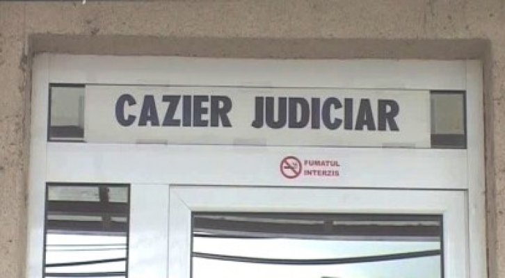 Vineri nu se eliberează certificate de cazier judiciar